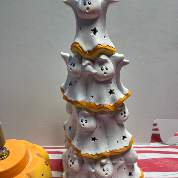 Ceramic marshmallow ghost stack - Picture 7 of 10